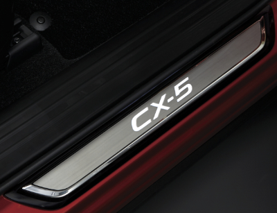 фото №1, Оригінальні накладки декоративні поріг mazda cx-5