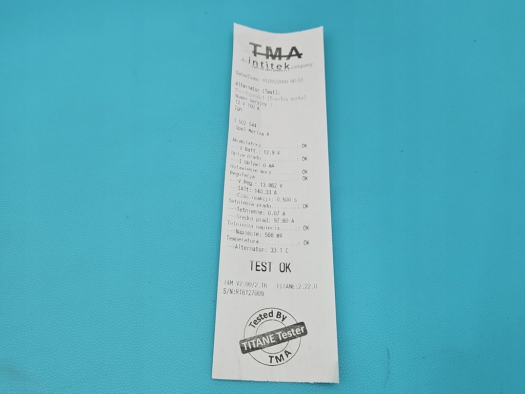 фото №6, Test генератор opel meriva a 1.8 16v