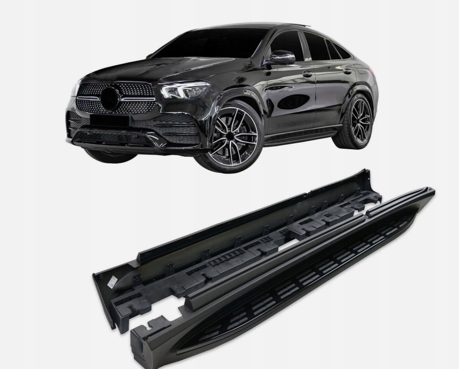 фото №1, Пороги пороги боковой mercedes gle coupe w167 c167 coupe пороги чёрные