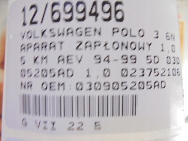 фото №9, Volkswagen polo iii 3 6n апарат запалювання 030905205ad 1,0 0237521065