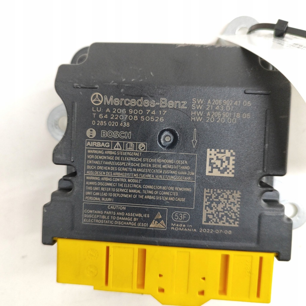 фото №6, Mercedes-benz eqe v295 2022 блок управления / модуль подушка безопасности