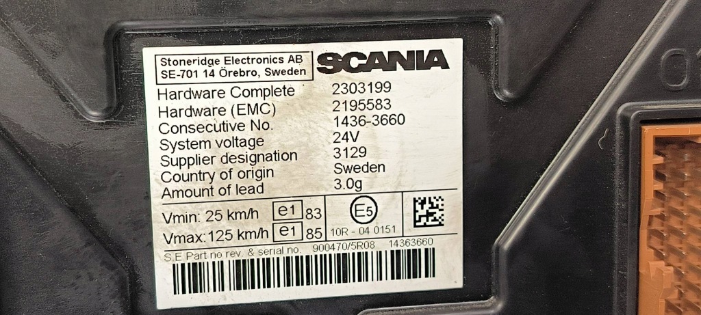 фото №5, Счетчик приборная панель 2303199 scania r410