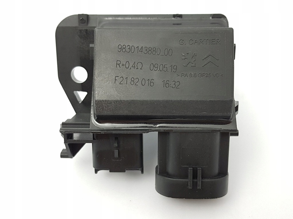 фото №8, Резистор предварительный, двигатель электрический вентилятора радиатора 9830143880