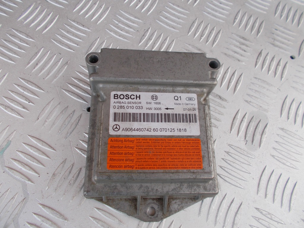 фото №1, Mercedes sprinter 906 датчик подушек 0285010033