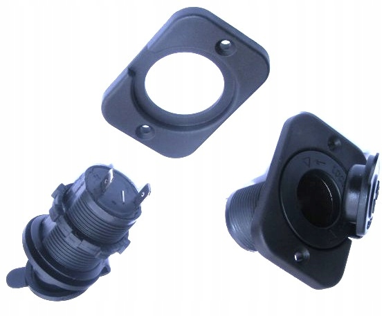 фото №1, Разъём прикуривателя do корпус с herm. пластина