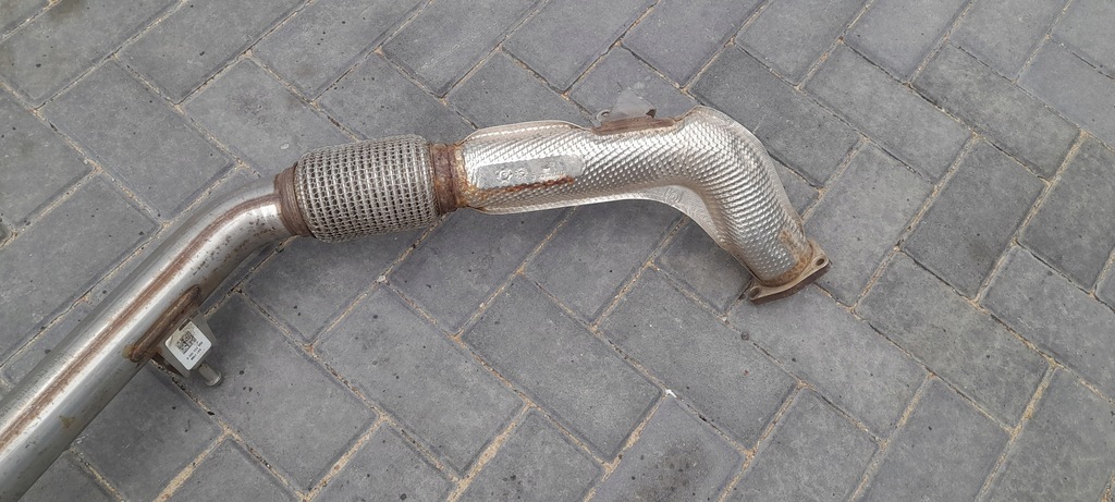 фото №11, Audi q5 sq5 17- труба гаситель левый правый 3.0 usa