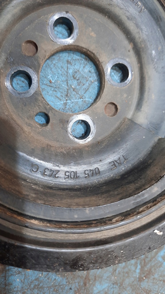 фото №4, Шків колінчастого вала 045105243g vw polo 9n 1.4 tdi