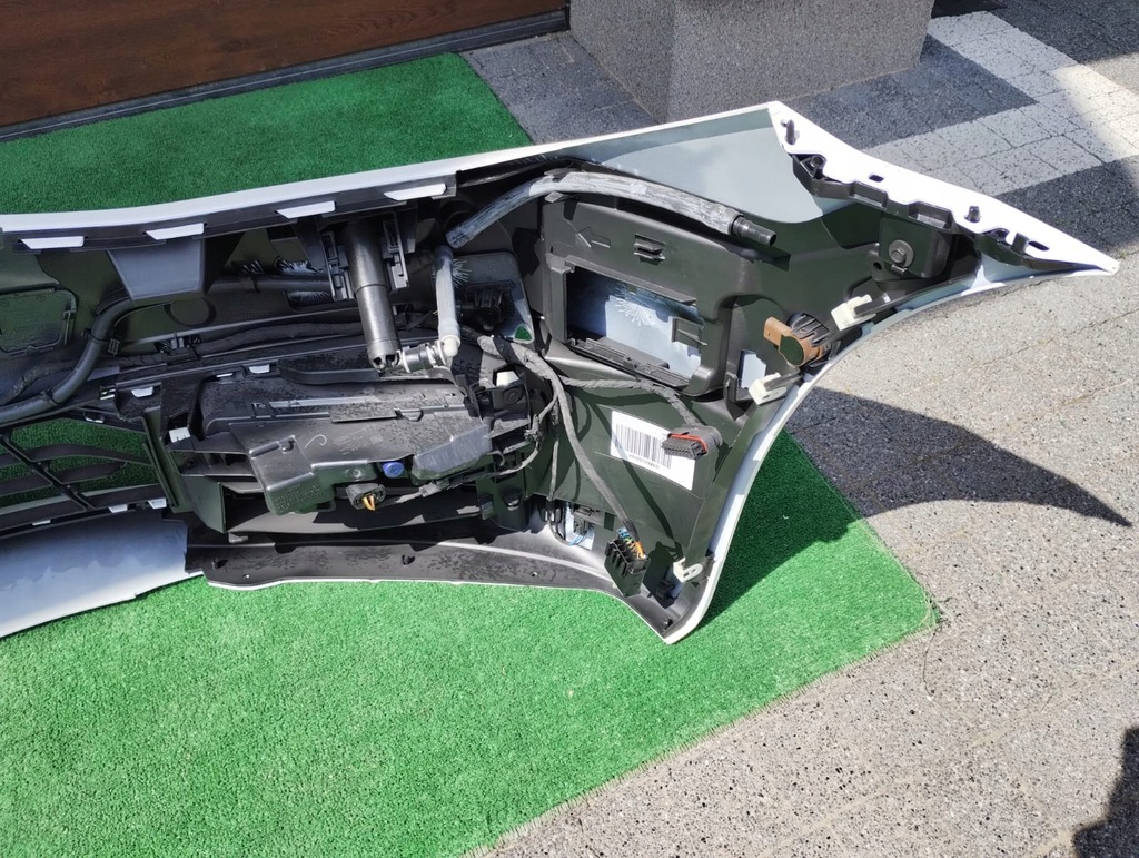 фото №12, Бампер перед bmw 6 gt g32 7415532 оригинальный номер новый комплект жгут омыватель drl хром