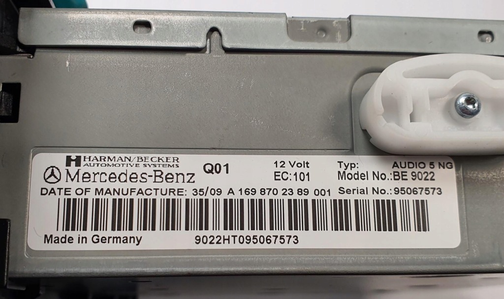 Радио cd mercedes w169 a1698702389 Недорого