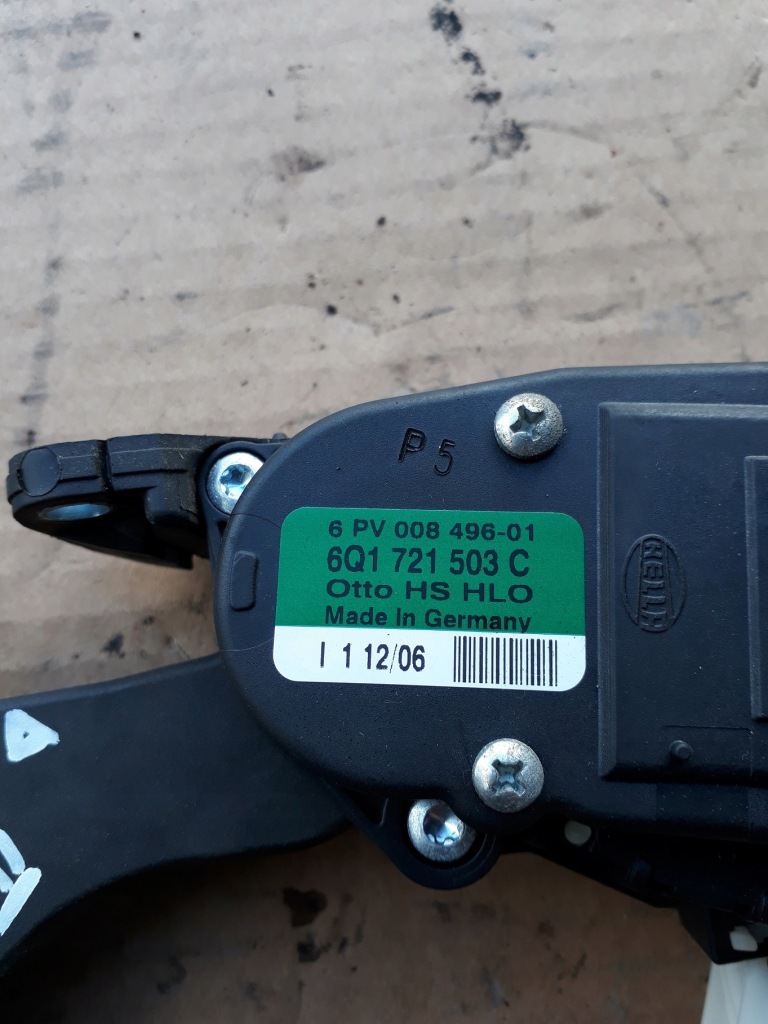 фото №2, Педаль газа потенциометр 6q1721503c fabia ii