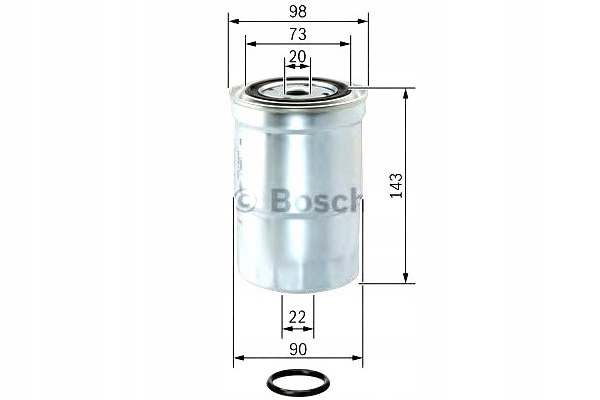 Фильтр топлива bosch 1-457-434-459 Доставка