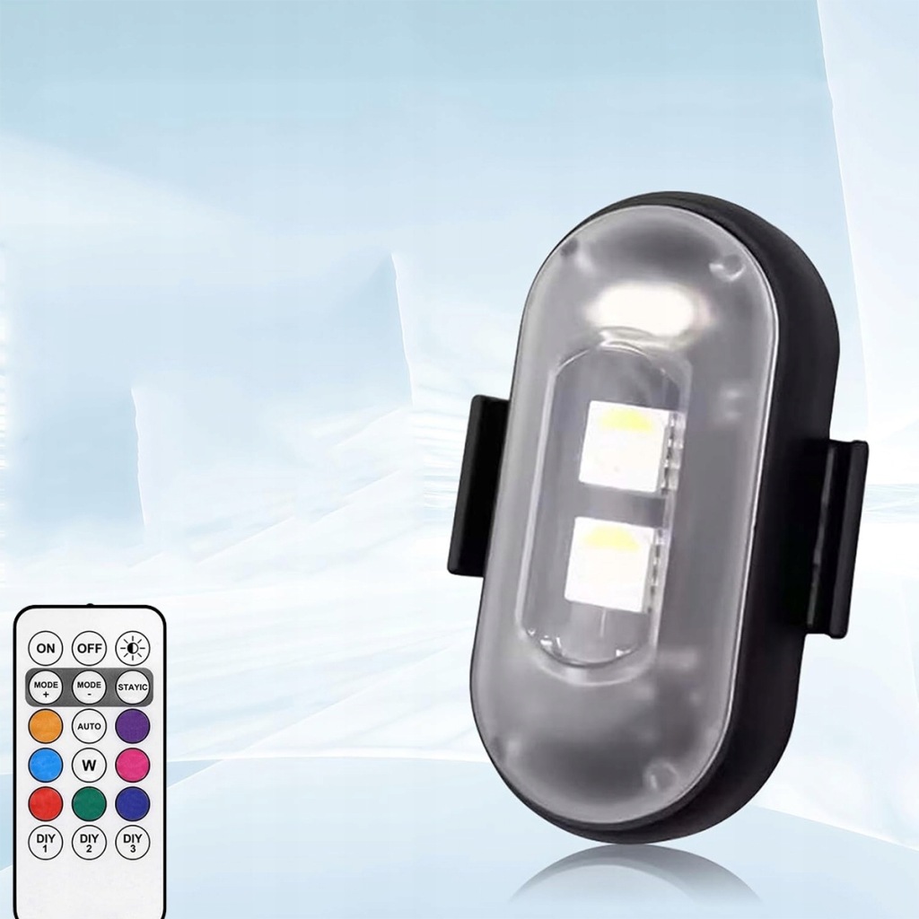 Купити Бездротова лампа stroboskopowa led міцний 8 кольорів usb 4 штуки з pilot