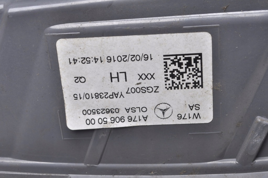 Mercedes w176 рестайлинг  лампа левая задняя левый задний  a1769065000 Доставка
