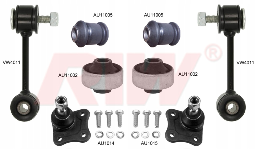 фото №1, Рычаги шарниры втулки стабилизатор набор seat leon i