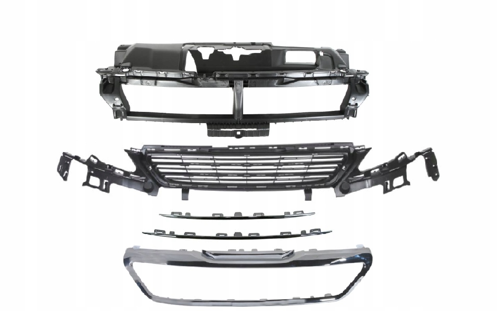 Купити Peugeot 308 allure 13- решітка радіатора решітка радіатора + кронштейн + рамка + накладки хром nowa