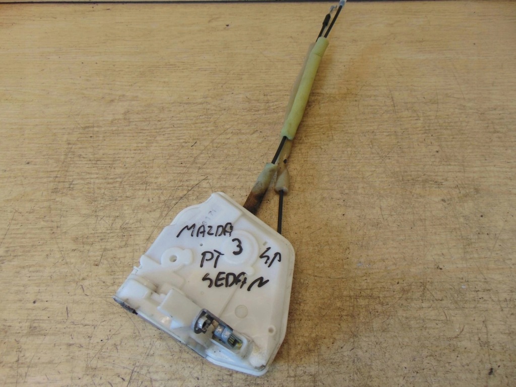 фото №1, Замок двері правий задня mazda 3 bl 4pin europa