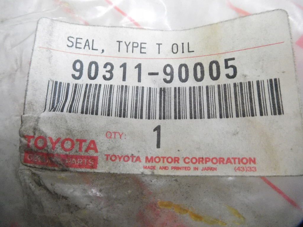 фото №7, Ущільнювач вала колінчастого toyota 90311-90005