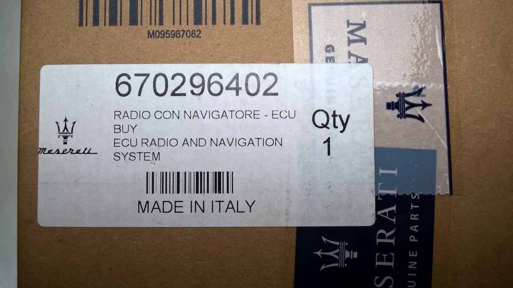 фото №9, Maserati ghibli iii m157 2017-2024 модуль радио навигации eu оригинальный номер 670296402