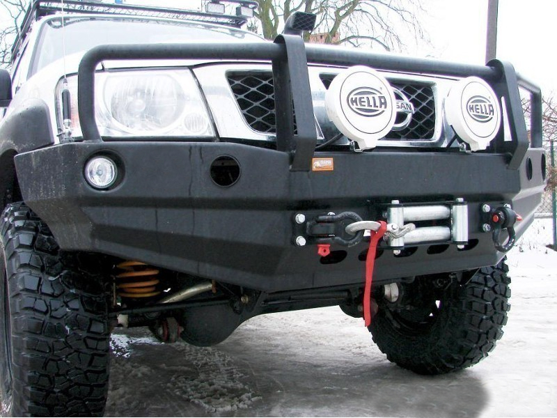 фото №8, Бампер nissan patrol gu4 y61 перед pod лебідка