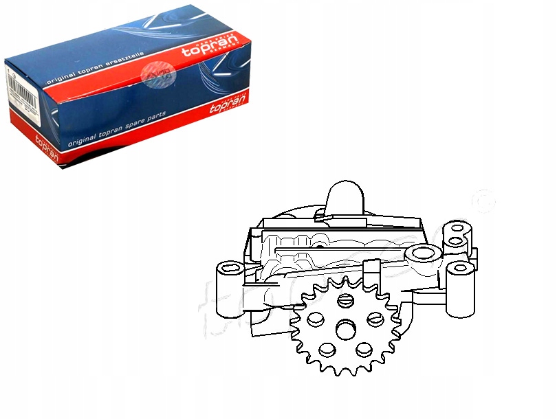 фото №1, Topran насос масла citroen ax berlingo c2 c3 i c3