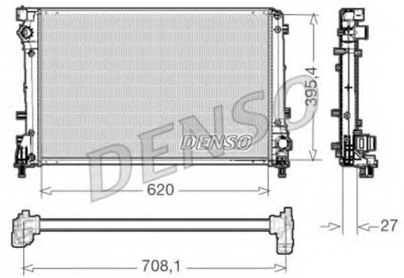 фото №14, Denso радіатор fiat 500 abarth drm09163