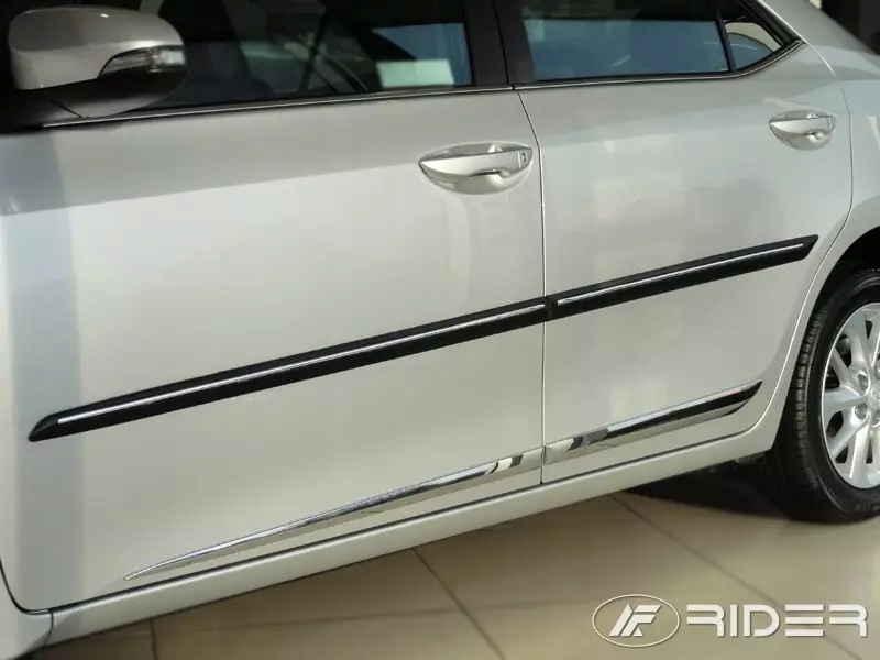 фото №4, Toyota corolla e160 накладки боковой