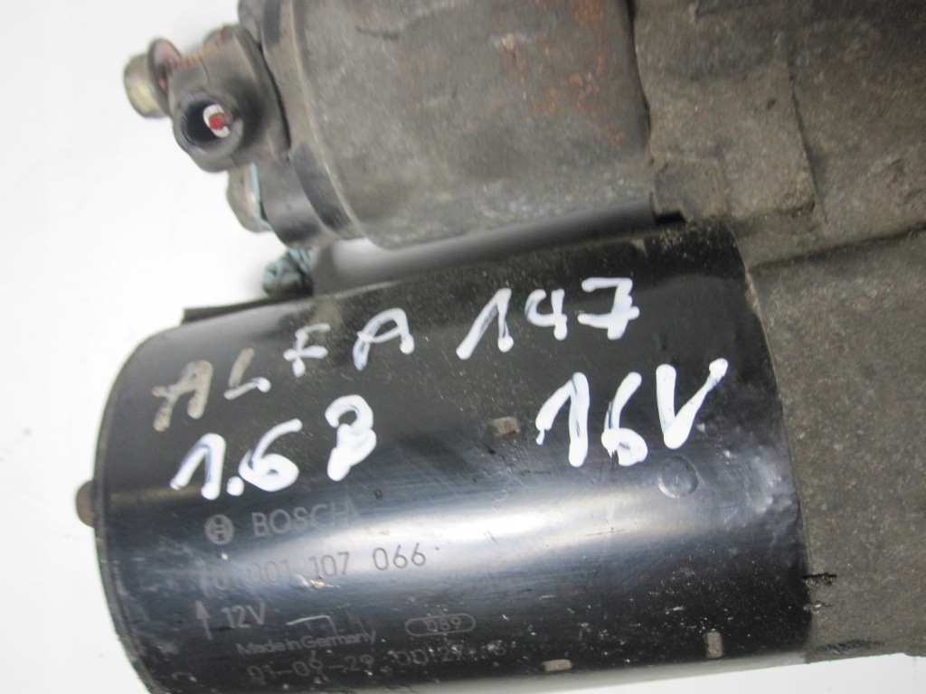 фото №3, Стартер alfa romeo 147 1.6 16v