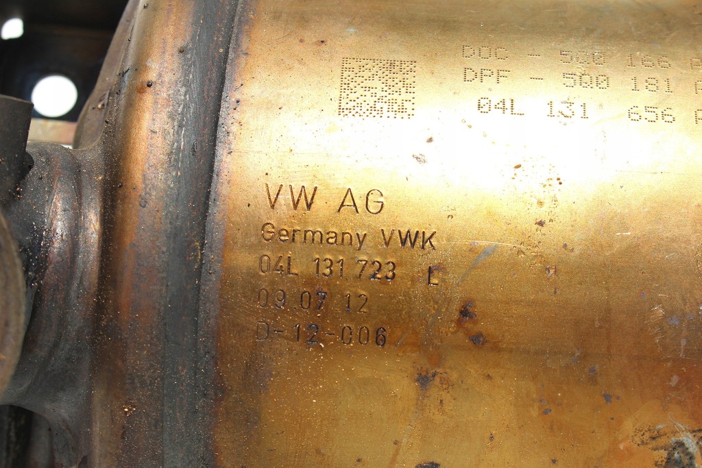 фото №6, Audi vw skoda каталізатор 04l131723l 04l131656af фільтр часток твердих dpf