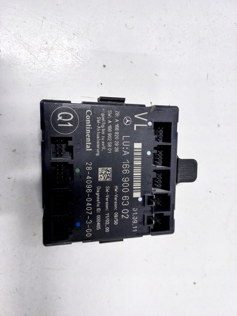 фото №1, Модуль блок керування двері mercedes a1669006302