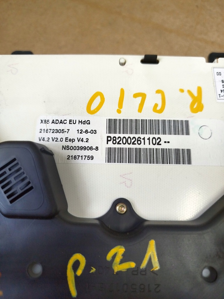 фото №5, Лічильник спідометр renault clio ii 8200261102