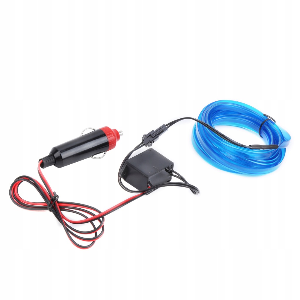 фото №10, 3m світлодіоди led стрічка rgb neony do салону автомобіля автомобіля прикурювач niebieski