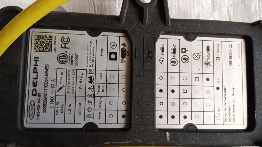 фото №5, Зарядное устройство delphi mode2 bmw evse 16a type 1 usa