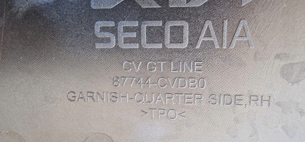 фото №7, Kia ev6 gt молдинг крила правий задня задня права