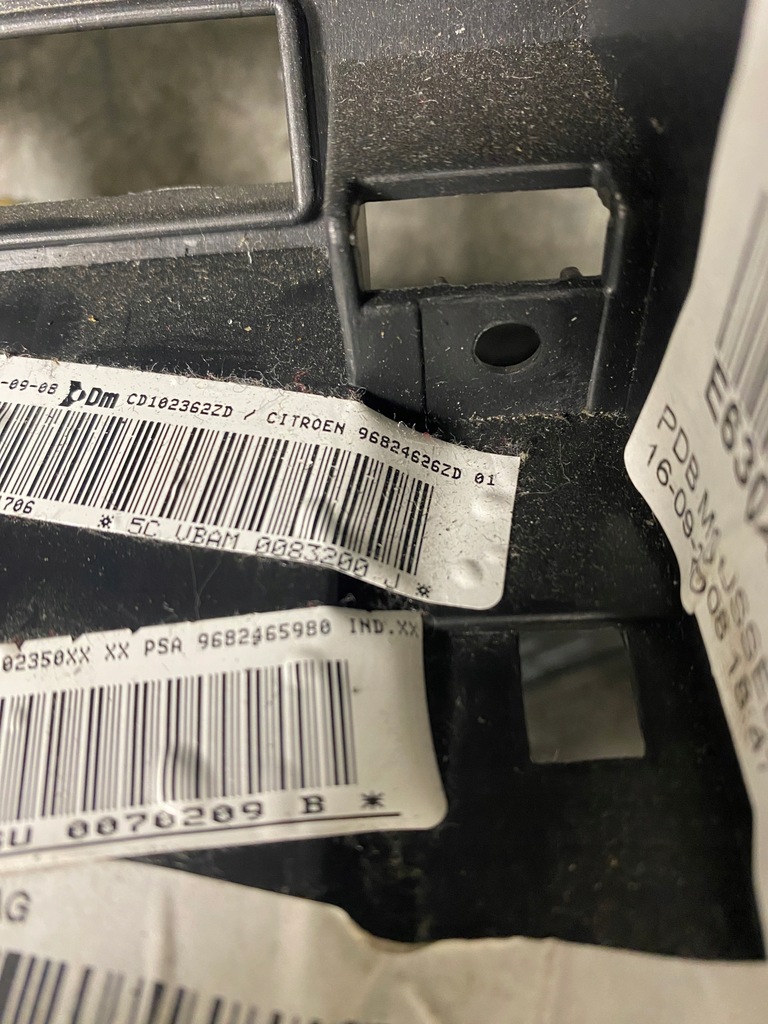 фото №10, Citroen c5 iii x7 приборная панель консоль ремни подушка подушка безопасности oryg