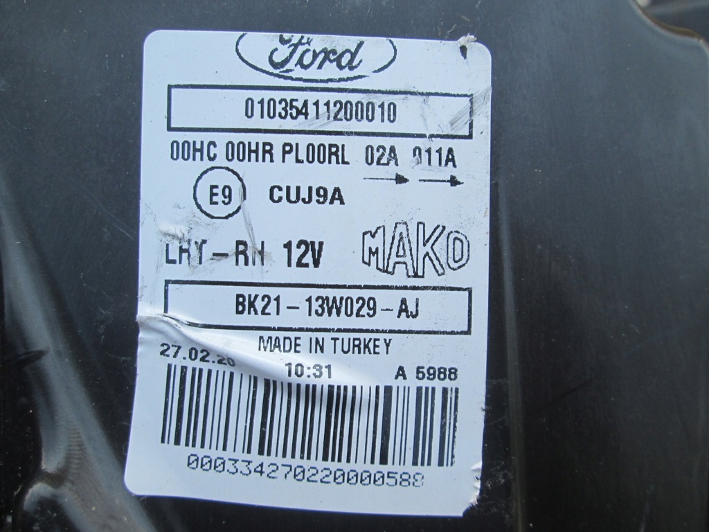 фото №5, Лампа фара правый transit custom оригинал