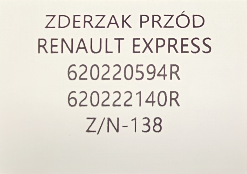 фото №10, Новый оригинальный бампер перед renault express 2021- , 620220594r