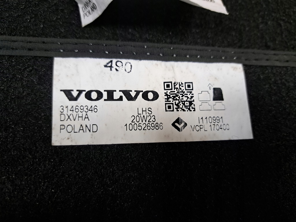 фото №9, Коврики велюровые volvo xc40 комплект 4szt 31469346 оригинальный номер