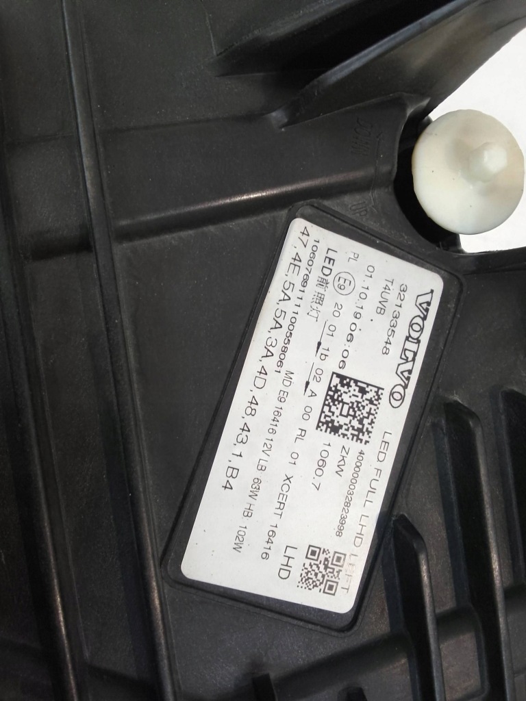 Volvo xc60 2017-2024 фара передняя левая full led 32133548 Недорого