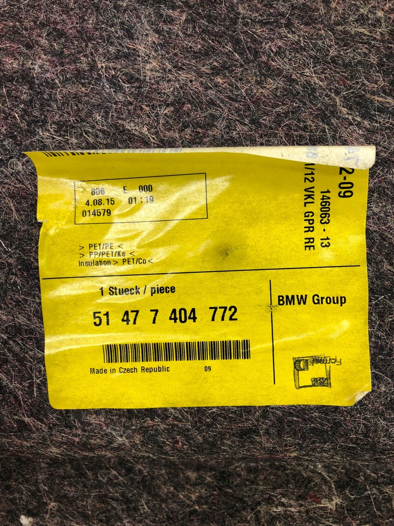 фото №8, Bmw 7 g11 g12 обшивка багажника правый задняя 7404772