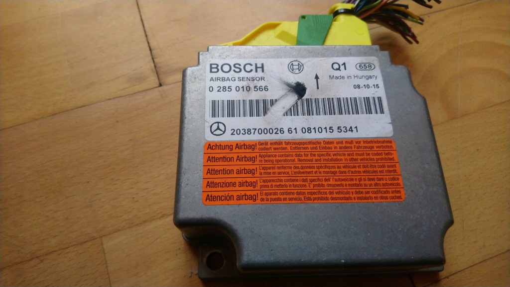 фото №1, Датчик подушок подушка безпеки mercedes w203 0285010566