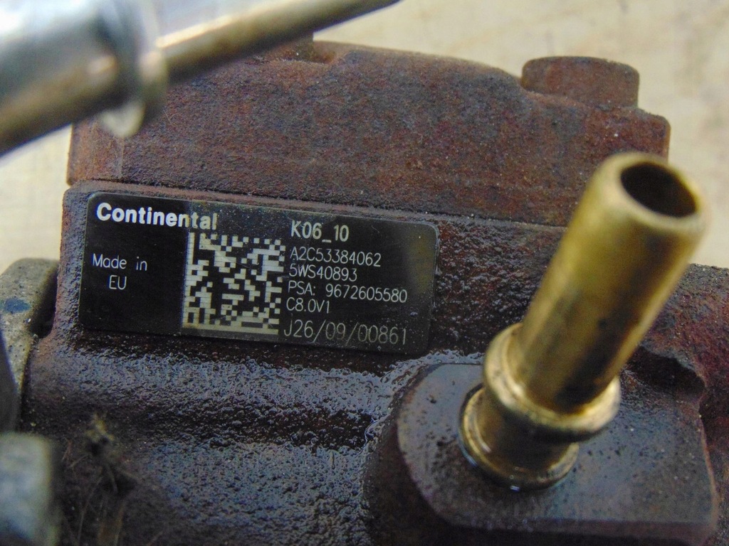 фото №6, Насос упорскування mazda 3 bl 1.6 citd 9672605580