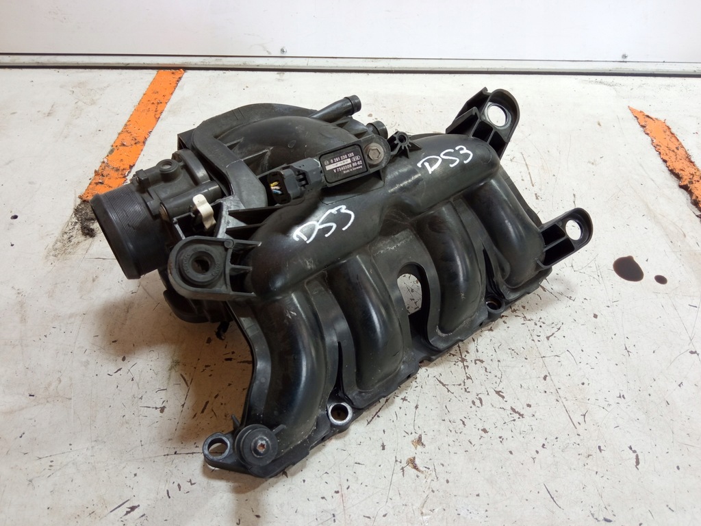 фото №1, Citroen ds3 колектор всмоктуючий дросельна заслінка 1.6 thp