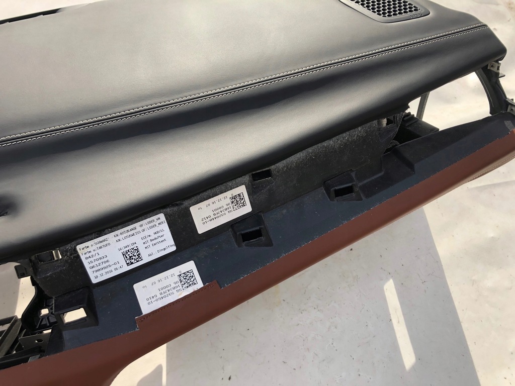 фото №7, Bmw g11 g12 панель приладів консоль панель приладів pulpit подушка безпеки подушки безпеки повітряні ремені usa