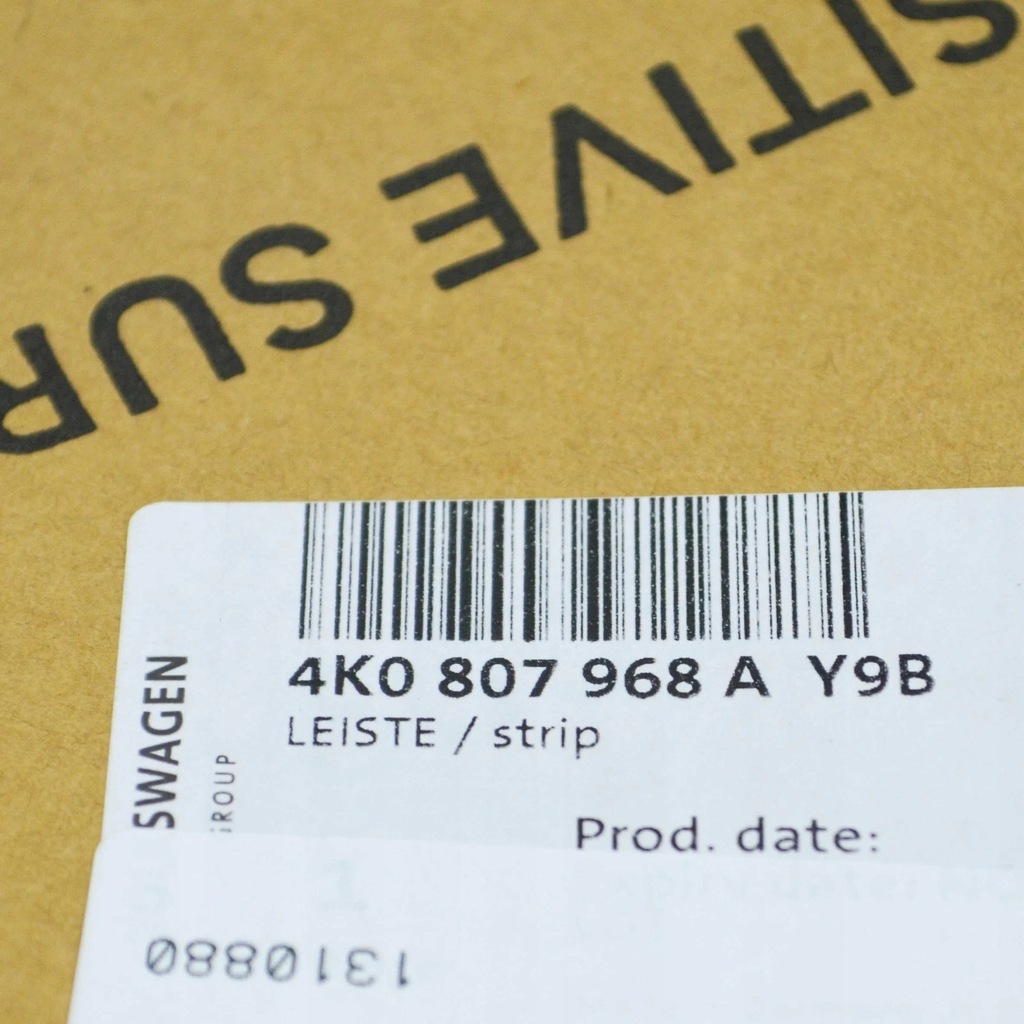 фото №8, Audi a6 c8 передня частина правий бампер молдинг 4k0807968ay9b