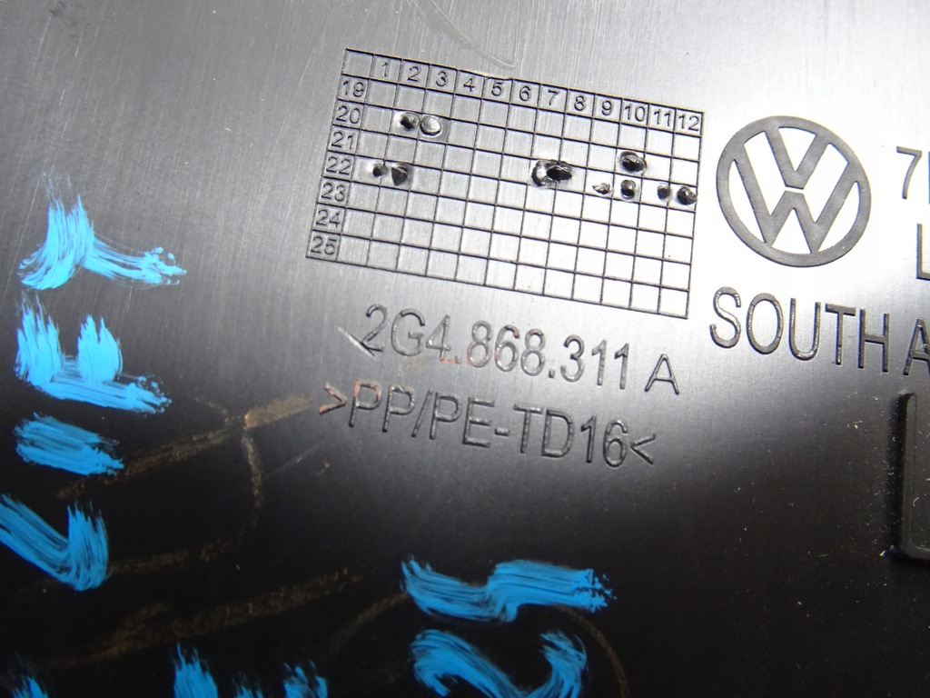 фото №7, Vw polo 2g lift r-line захист обшивка стійка ліва 2g4868311a 2g486243