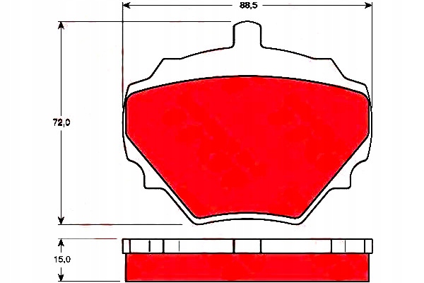 Купить Trw тормозные колодки тормозные land rover задняя discovery rang