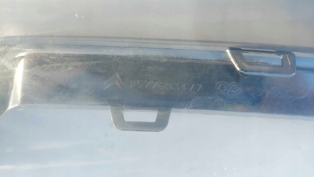 фото №6, Citroen berlingo iii lift хром решётка верхний новый оригинальный номер