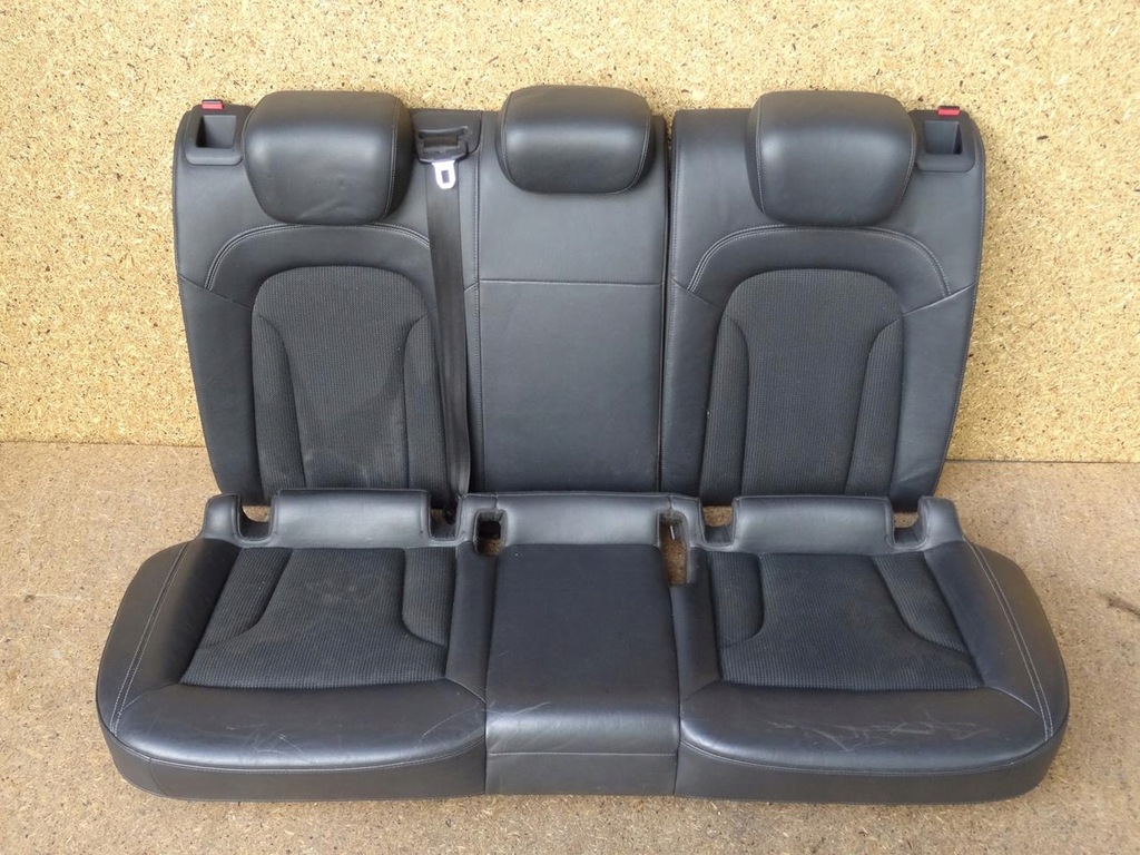 фото №12, Audi q3 8u s-line 11-18 оббивка сидіння шкіра подушка безпеки заднє сидіння задня комплект