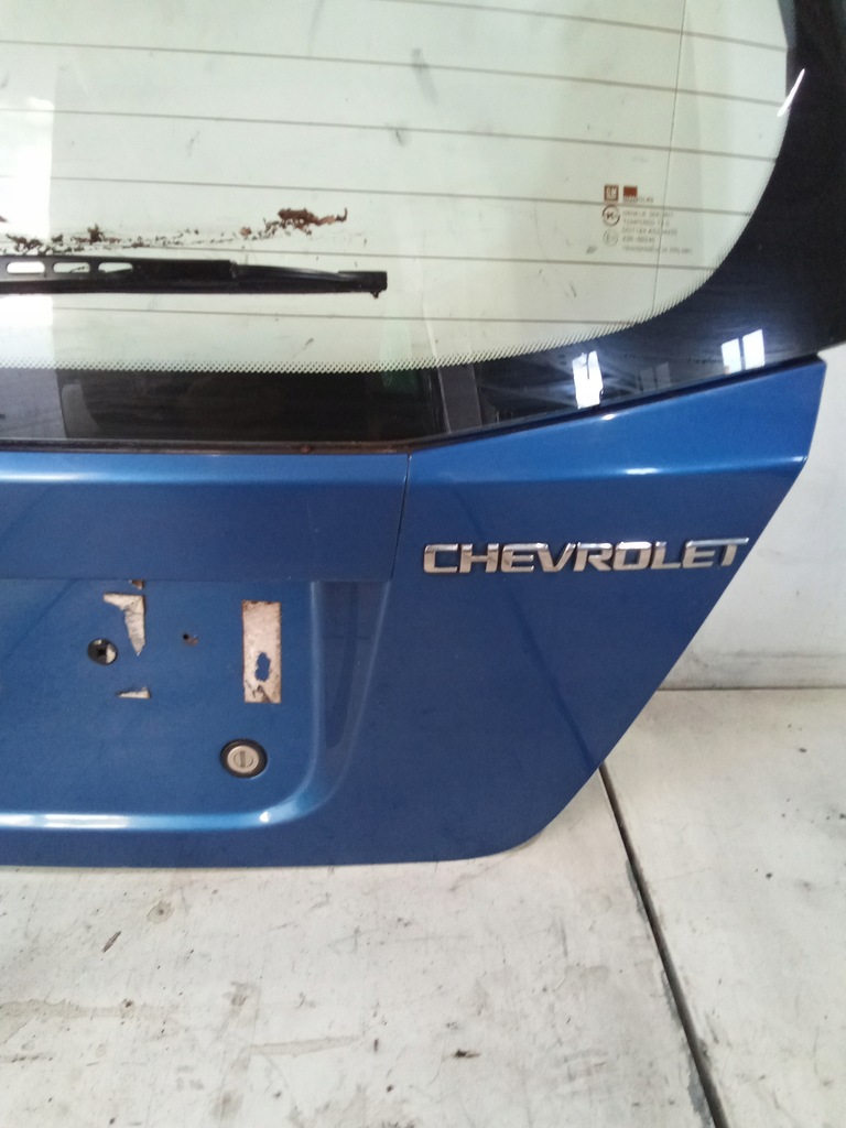 фото №4, E655 кришка багажника багажника aveo t250 niebieski