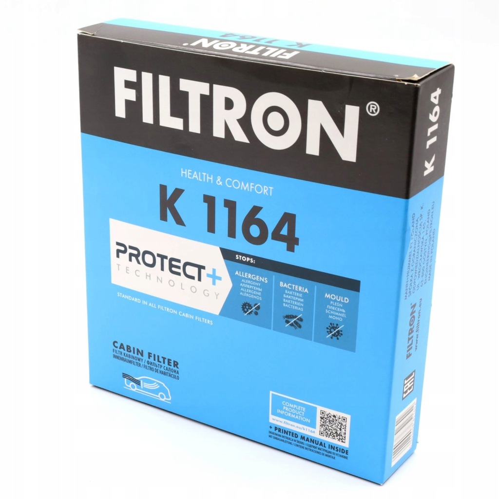 Фільтр кабіни filtron k 1164 Недорого